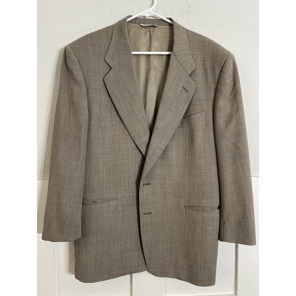 Canali Barneys New York Mens 42S Brown Wool Sport Coat Blazer Italy 52S